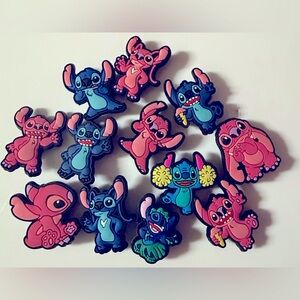 12 Stitch Croc Charms Jibbit Shoe Charm Disney Croc Charms